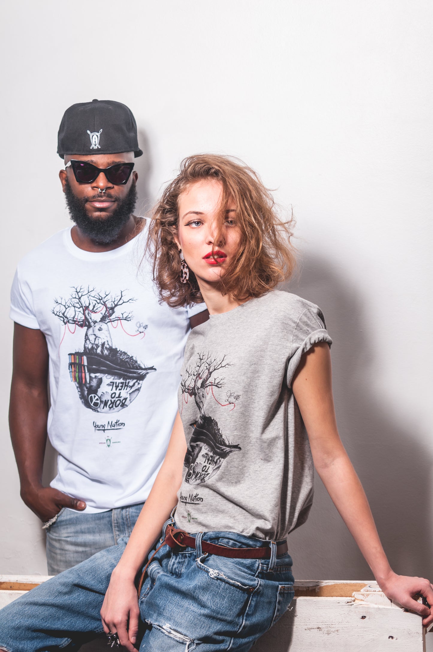 T-shirt Born To Heal L'Odysée d'Alif King