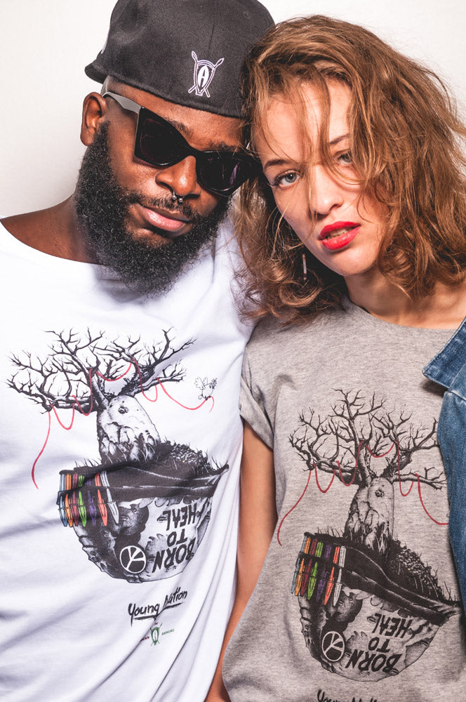 T-shirt Born To Heal L'Odysée d'Alif King