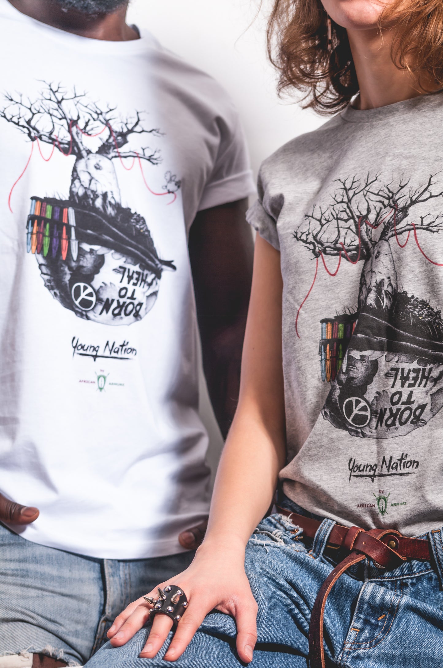 T-shirt Born To Heal L'Odysée d'Alif King