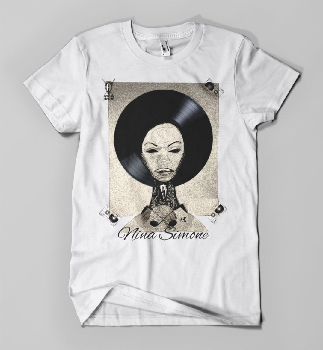 T-shirt Nina Simone by Marie Soi (YNByAA)