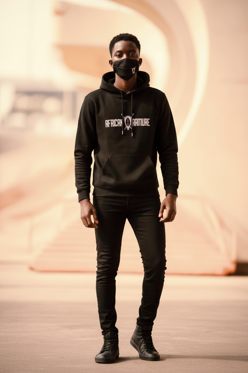 Sweat hoodie capuche African Armure original 